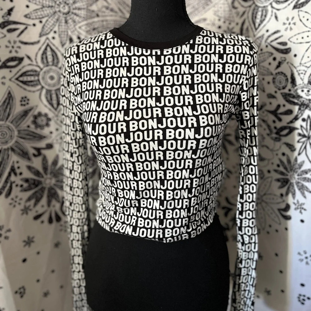 Forever 21 Bonjour Top SZ S - Picture 2 of 3